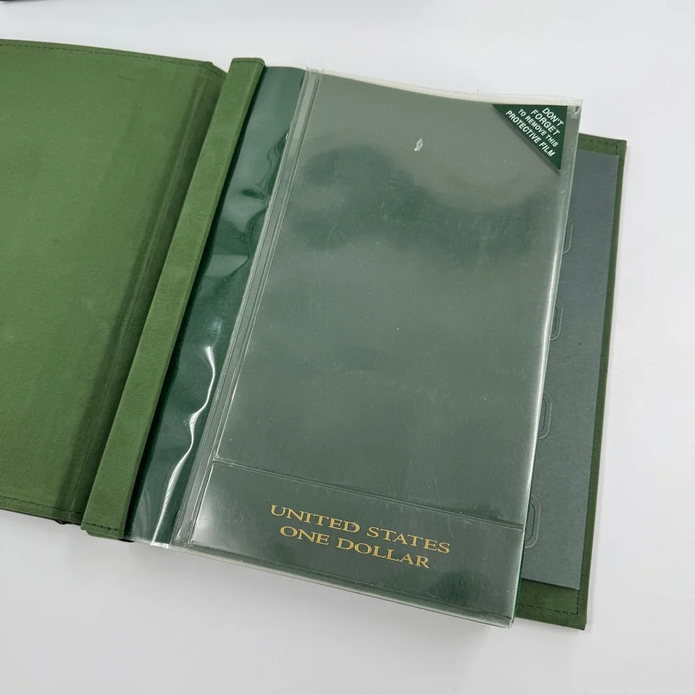 World Reserve Monetary Exchange‎ Money Ledger Binder Burgundy Gold Foil